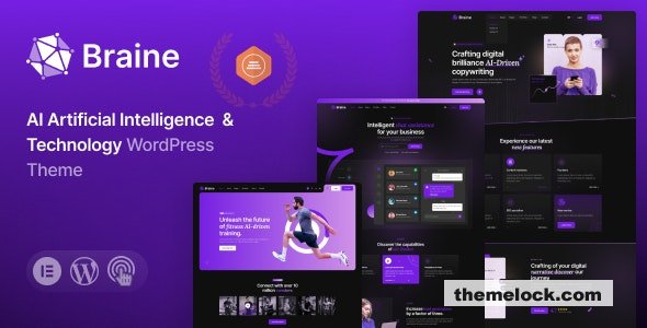 Braine Digital AI WordPress Theme