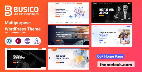 Busico Multipurpose Business and Technology WordPress Theme