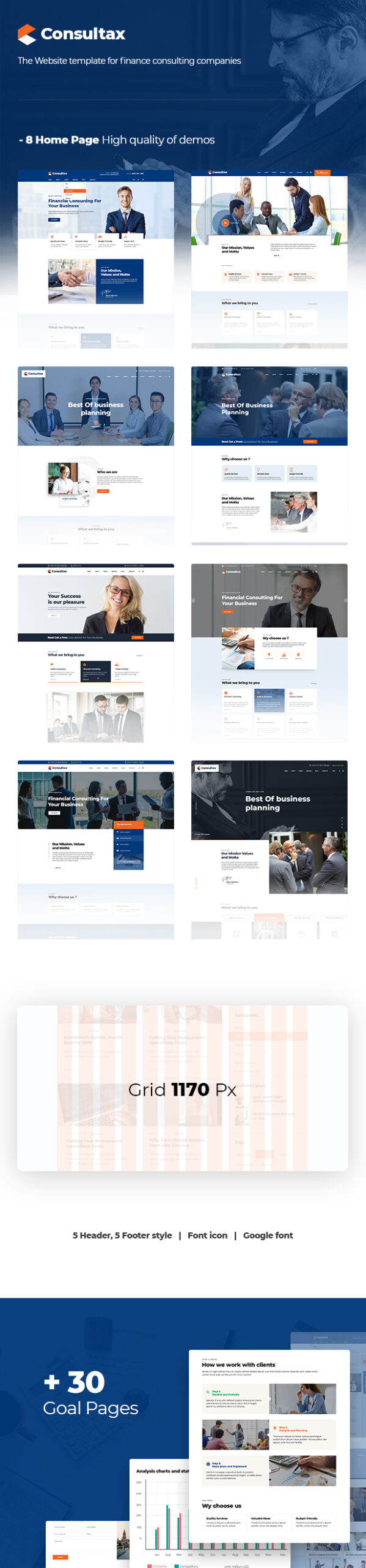 Consultax Financial and Consulting WordPress Theme