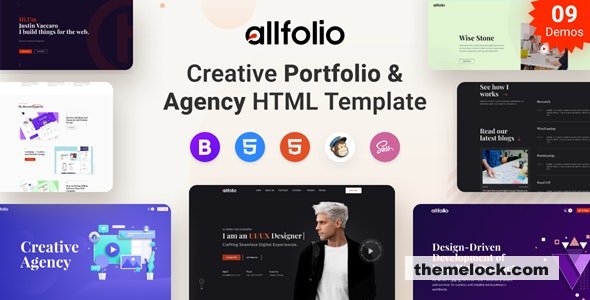 Creative Portfolio & Agency HTML Template