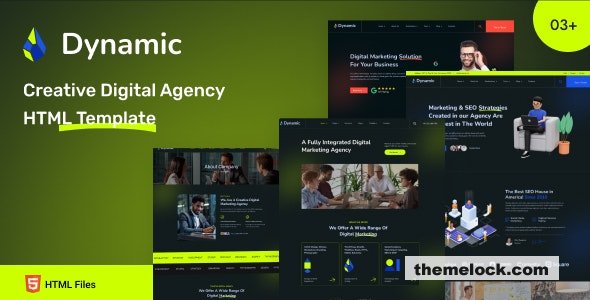 Dynamic Creative Digital Agency HTML Template