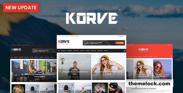 Korve Personal Blogger Template