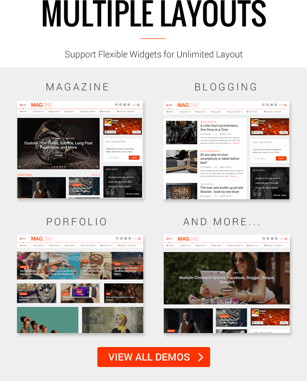 MagOne Blogger Premium Theme