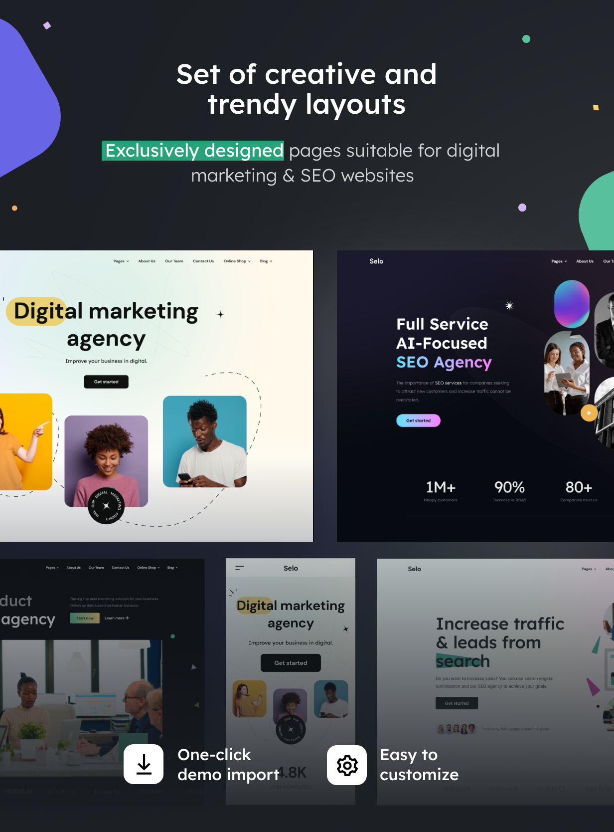 Selo SEO and Digital Marketing Agency WordPress Theme