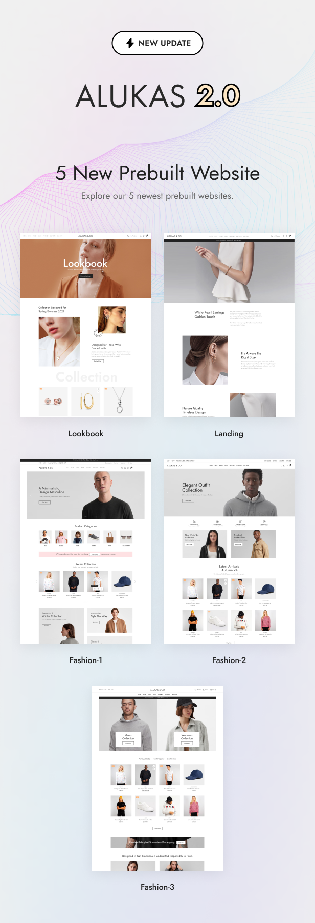 Alukas Modern Jewelry Store WordPress Theme