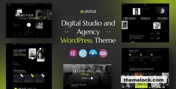 Auxa Digital Studio and Agency WordPress Theme