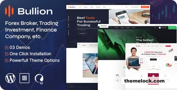 Bullion Forex Broker and Trading WordPress Theme