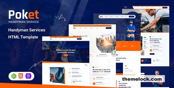 Poket Handyman Renovation Services HTML Template