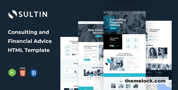 Sultin Consulting HTML Template